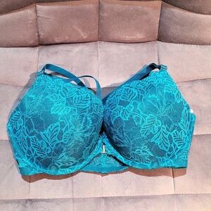 AUDEN WOMENS PUSH-UP  RACERBACK TEAL COLOR  BRA. MULTI SIZES/ NWT